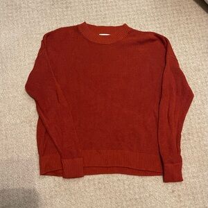 Treasure & Bond Crewneck Thermal Pullover, Women’s Size Large